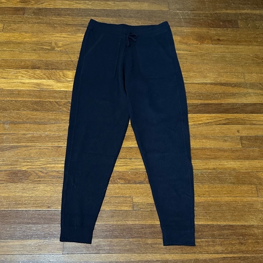 Anatomie Londone Navy Blue Cashmere Joggers, Small
